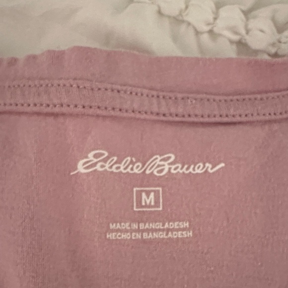 Eddie Bauer Light Pink Short Sleeve Tee - Picture 2 of 2